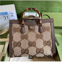 Well Crafted Gucci Diana medium tote bag 655658 brown