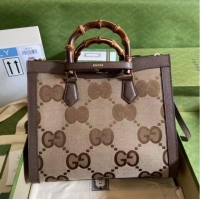 Well Crafted Gucci Diana medium tote bag 655658 brown