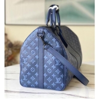 Market Sells Louis Vuitton KEEPALL BANDOULIERE 50 M45731 Navy Blue