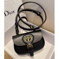 Discount MINI DIOR BOBBY BAG Warm Taupe Box Calfskin S5109U BLACK