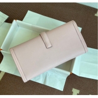 Hermes Original Espom Leather Clutch 37088 light pink