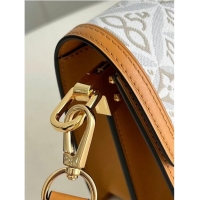 Super Quality Louis Vuitton DAUPHINE PM M59480 Ecru & Caramel