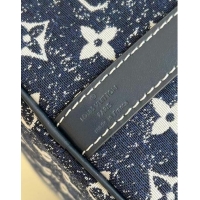 Buy Discount Louis Vuitton Monogram denim M59609 Navy Blue