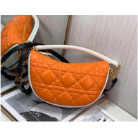 Grade Grade DIOR Shoulder Bag Cannage Lambskin C0616 orange