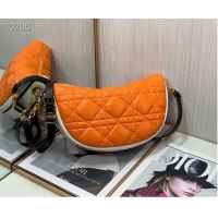 Grade Grade DIOR Shoulder Bag Cannage Lambskin C0616 orange