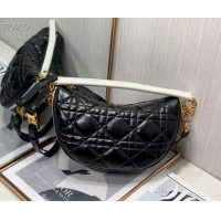 Buy Cheapest DIOR Shoulder Bag Cannage Lambskin C0616 black