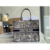 Spot Luxury DIOR BOOK TOTE BAG TOILE DE JOUY M1286ZT Customized Name