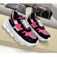 Super Quality Versace Mesh Sneakers 012688 Pink