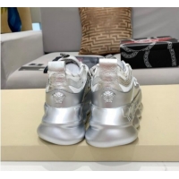 Perfect Versace Sneakers 012694 Silver