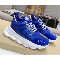 Best Price Versace Mesh Sneakers 012698 Blue