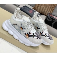 Best Price Versace Print Sneakers 126100 White