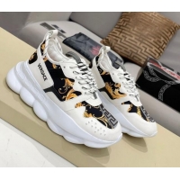 Low Price Versace Print Sneakers 126102 White