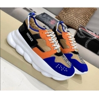 Best Price Versace Mesh Sneakers Blue 126108