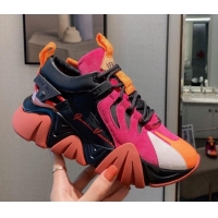 Custom Versace Squalo Sneakers 126114 Pink/Orange