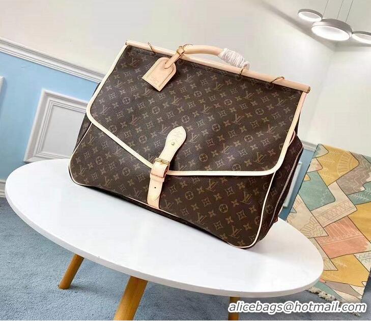 Sophisticated Louis Vuitton Vintage Monogram Canvas Sac Chasse Hunting Travel Bag M41140