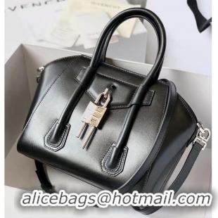 Famous Brand Givenchy Grained Original Calfskin Small Antigona Bag BB0512 Black