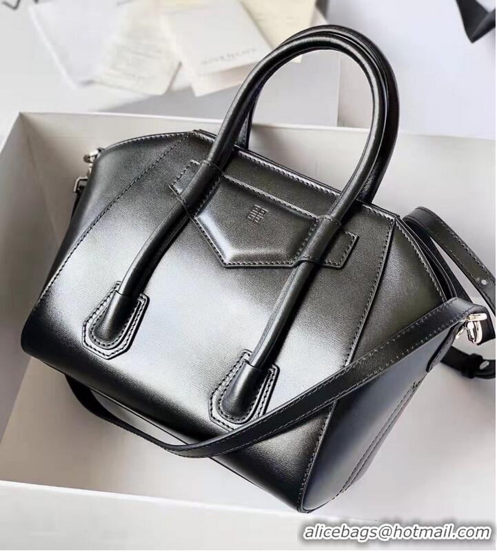 Famous Brand Givenchy Grained Original Calfskin Small Antigona Bag BB0512 Black