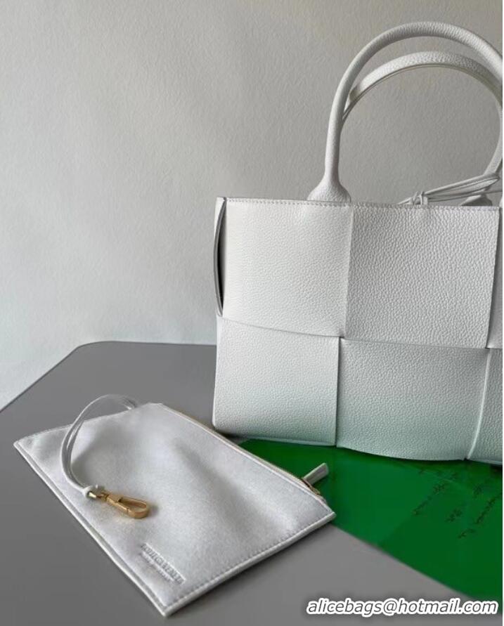 Buy Discount Bottega Veneta ARCO TOTE 652867 WHITE