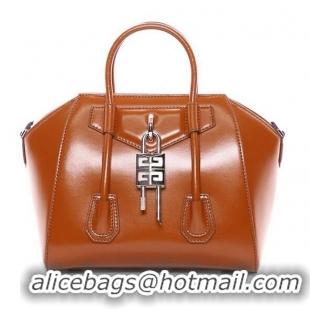 Discount Givenchy Grained Original Calfskin Small Antigona Bag BB0512 Brown