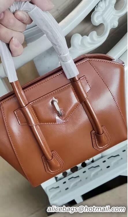 Discount Givenchy Grained Original Calfskin Small Antigona Bag BB0512 Brown