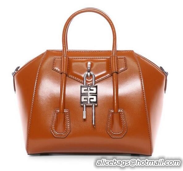 Discount Givenchy Grained Original Calfskin Small Antigona Bag BB0512 Brown