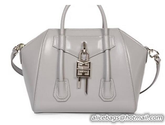 Top Quality Givenchy Grained Original Calfskin Small Antigona Bag BB0512 Gray