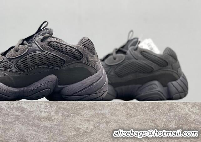 Pretty Style Adidas Yeezy 500 Boost Sneakers AY526 Black