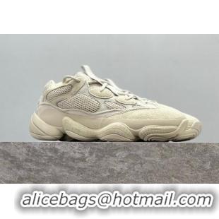 Luxury Adidas Yeezy 500 Boost Sneakers AY531 Beige