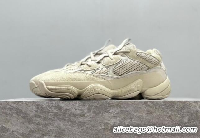 Luxury Adidas Yeezy 500 Boost Sneakers AY531 Beige