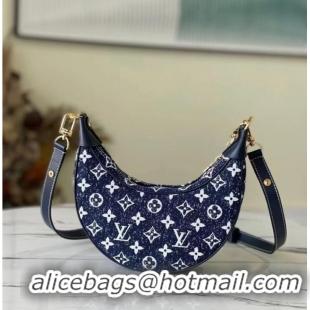 Pretty Style Louis Vuitton Monogram denim m81166 dark blue