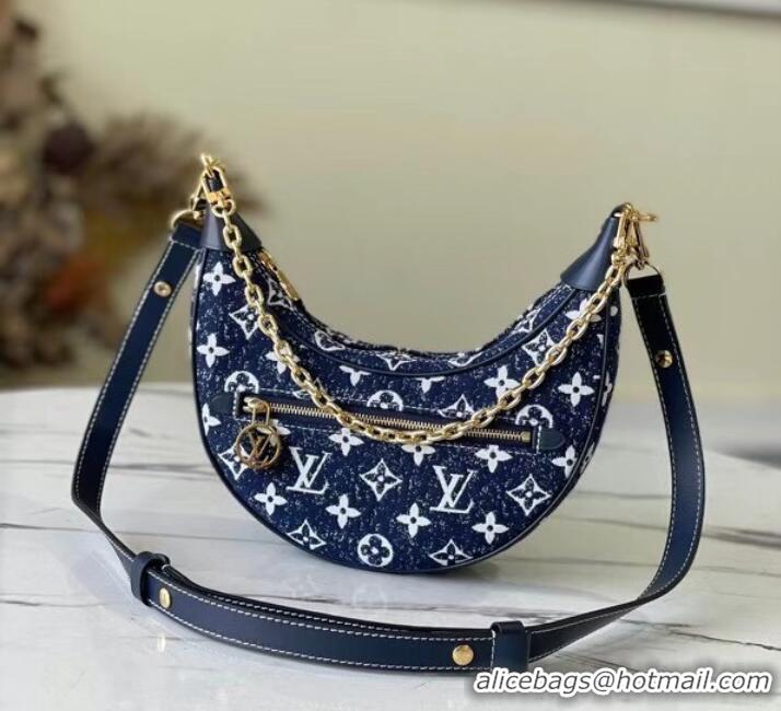 Pretty Style Louis Vuitton Monogram denim m81166 dark blue