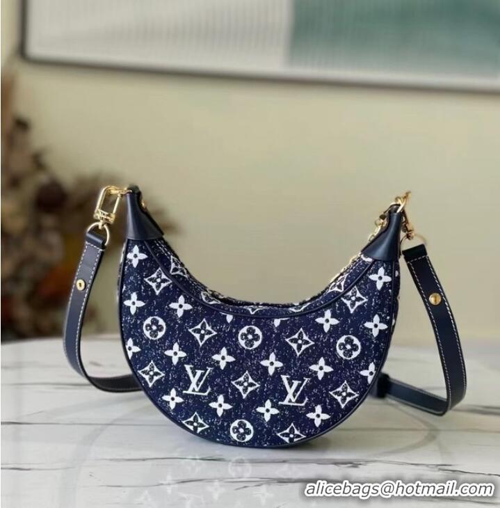 Pretty Style Louis Vuitton Monogram denim m81166 dark blue