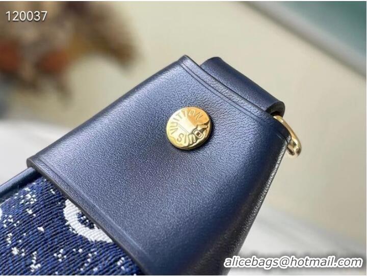 Pretty Style Louis Vuitton Monogram denim m81166 dark blue