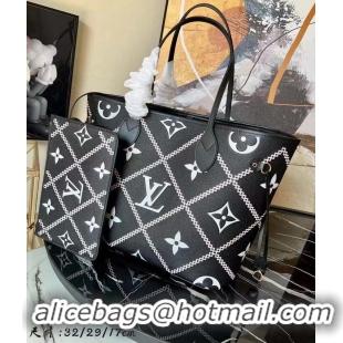 Well Crafted Louis Vuitton NEVERFULL MM M46040 black