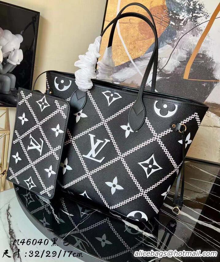 Well Crafted Louis Vuitton NEVERFULL MM M46040 black