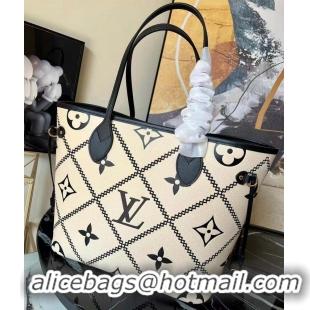 Shop Promotional Louis Vuitton NEVERFULL MM M46040 Creme Beige