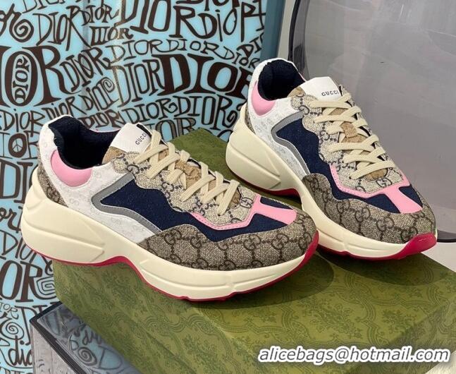 Good Looking Gucci 100 Rhyton GG Canvas Sneakers Multicolor 112321