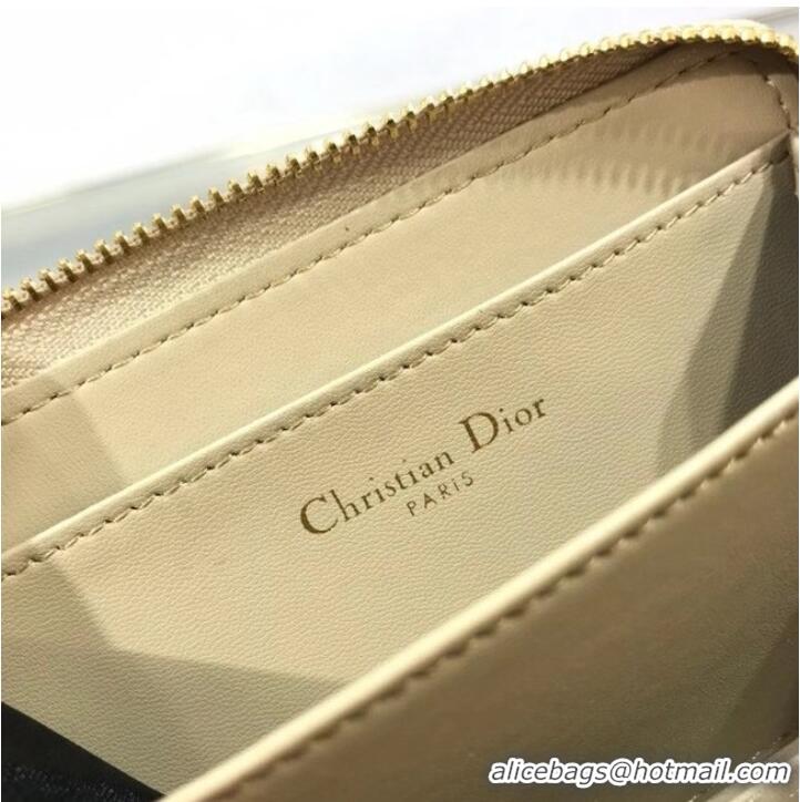 Shop Discount LADY DIOR LOTUS WALLET CANNAGE LAMBSKIN S502 Beige