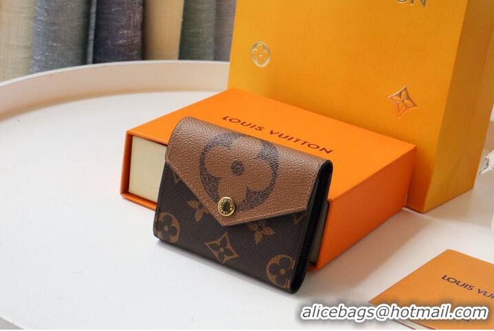 Super Quality Louis Vuitton Monogram Canvas Zoe WALLET M80725 Brown