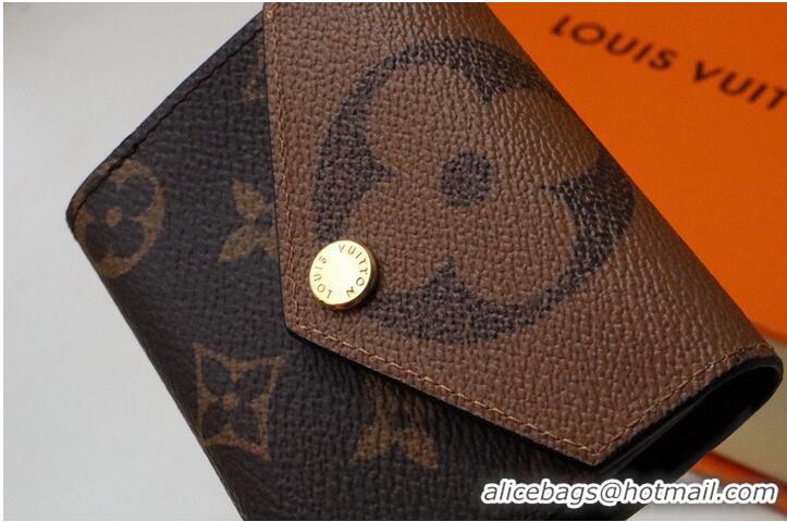 Super Quality Louis Vuitton Monogram Canvas Zoe WALLET M80725 Brown