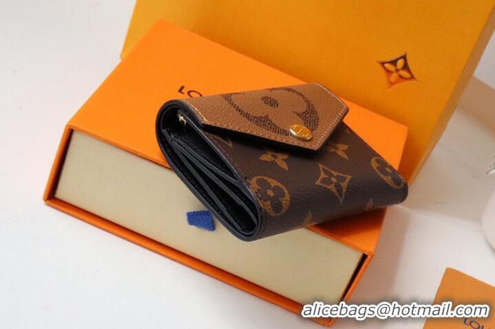 Super Quality Louis Vuitton Monogram Canvas Zoe WALLET M80725 Brown