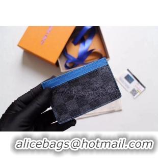 Market Sells Louis Vuitto CARD HOLDER M80830 blue