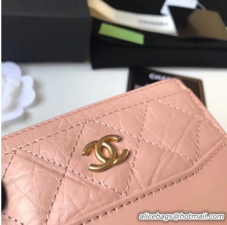 Top Grade Chanel classic wallet Calfskin & Gold-Tone Metal A84368 pink