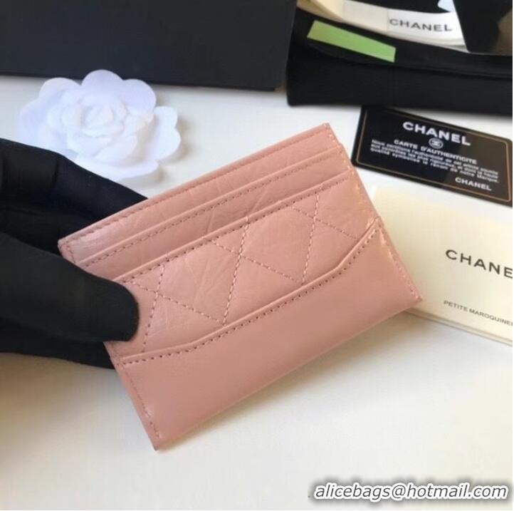 Top Grade Chanel classic wallet Calfskin & Gold-Tone Metal A84368 pink