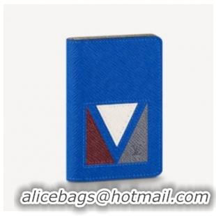 Well Crafted Louis Vuitton POCKET ORGANIZER M30787 blue