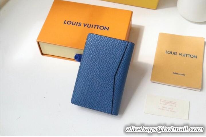 Well Crafted Louis Vuitton POCKET ORGANIZER M30787 blue