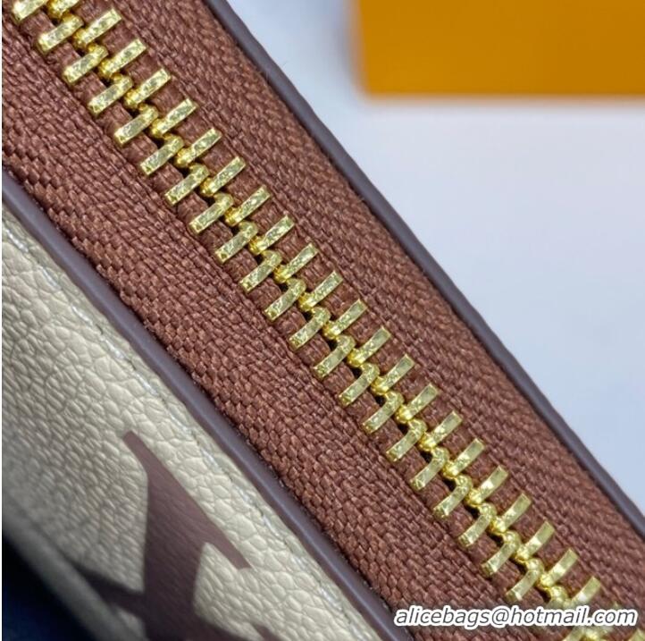 Luxury Classic Louis Vuitton ZIPPY WALLET M80116 Beige