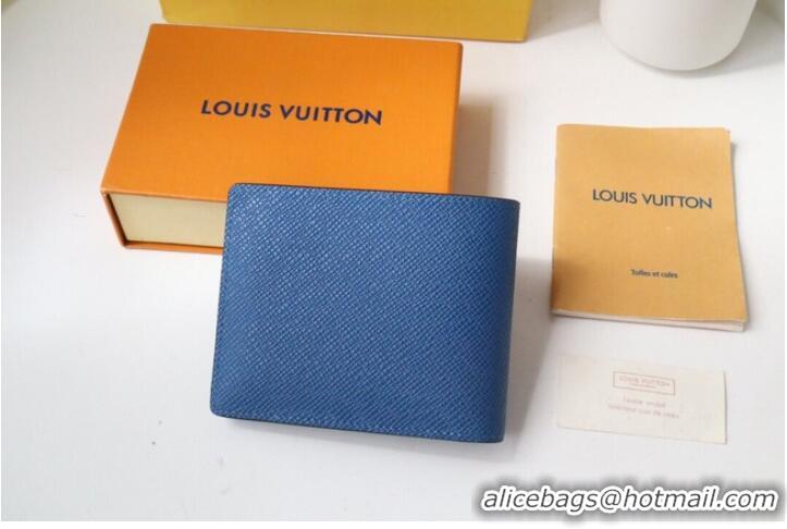 Unique Discount Louis Vuitton MULTIPLE WALLET M30799 blue