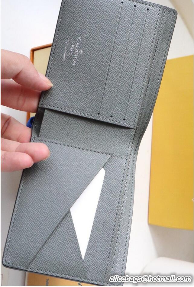 Unique Discount Louis Vuitton MULTIPLE WALLET M30799 blue