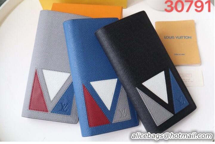 Reasonable Price Louis Vuitton BRAZZA WALLET M30791 black